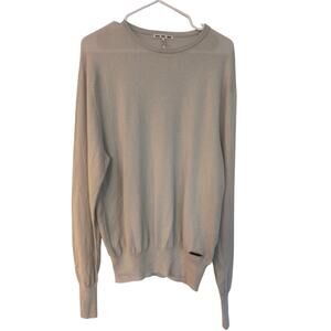 Sun Day Red Luxury Cashmere Crewneck Sweater - Men's L